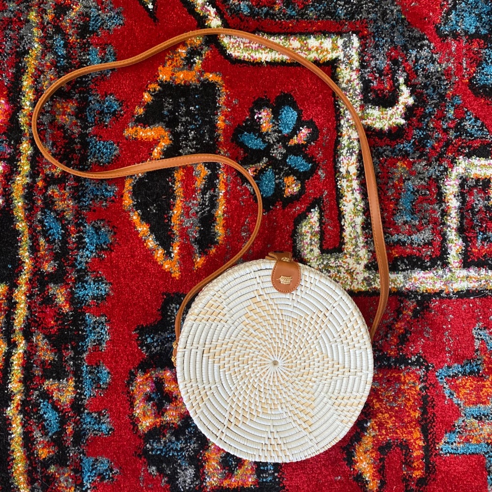 Straw Crossbody Bag